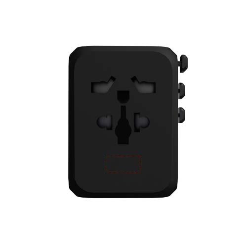 SCX.design T16 universele reisadapter — drukvlak bord