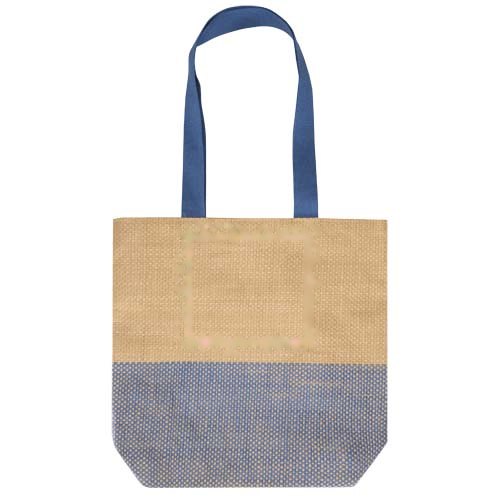 Rhythm draagtas van stro-papier, 10 liter — drukvlak achterzijde