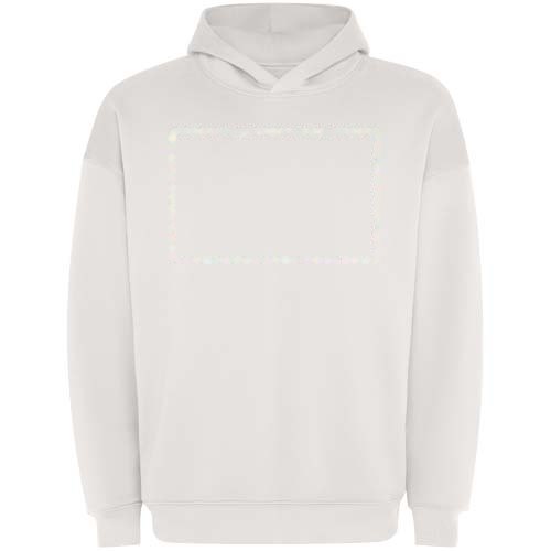 Otto oversized unisex hoodie — drukvlak impact volledige voorzijde
