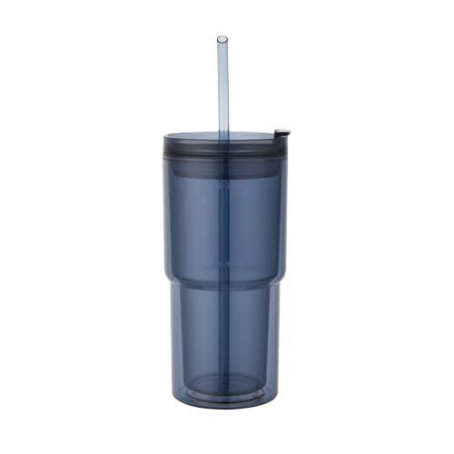 Archer 480 ml dubbelwandige plastic beker — drukvlak voorzijde
