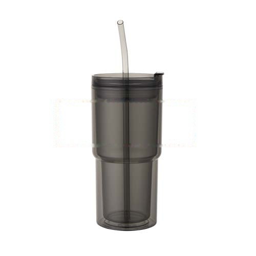 Archer 480 ml dubbelwandige plastic beker — drukvlak rondom