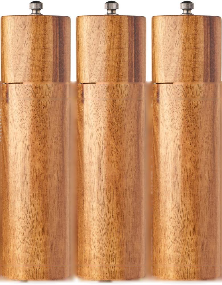 TUCCO SET - Acacia peper- en zoutmolens — drukvlak 360 salt