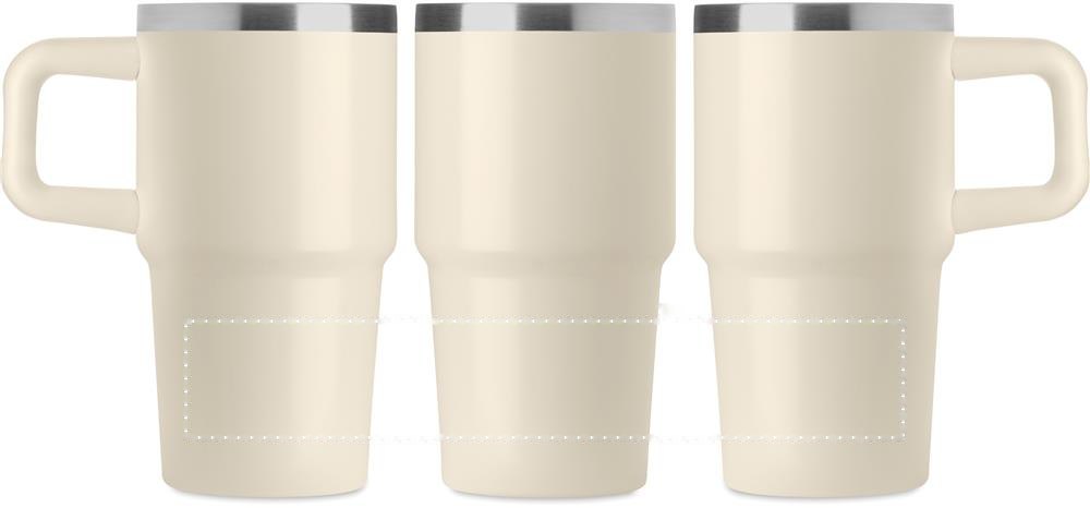 ALAND - Dubbelwandige beker 500ml — drukvlak 360 onder