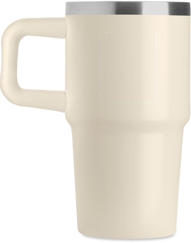 ALAND - Dubbelwandige beker 500ml — drukvlak linkshandig