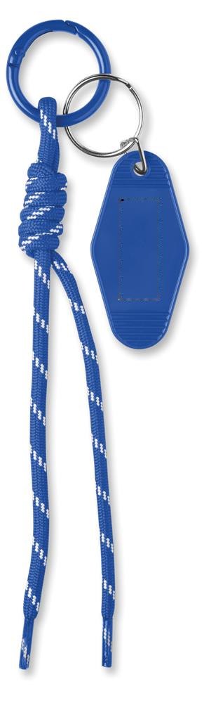 KEYBRAID - Sleutelhanger gevlochten touw — drukvlak op de hanger
