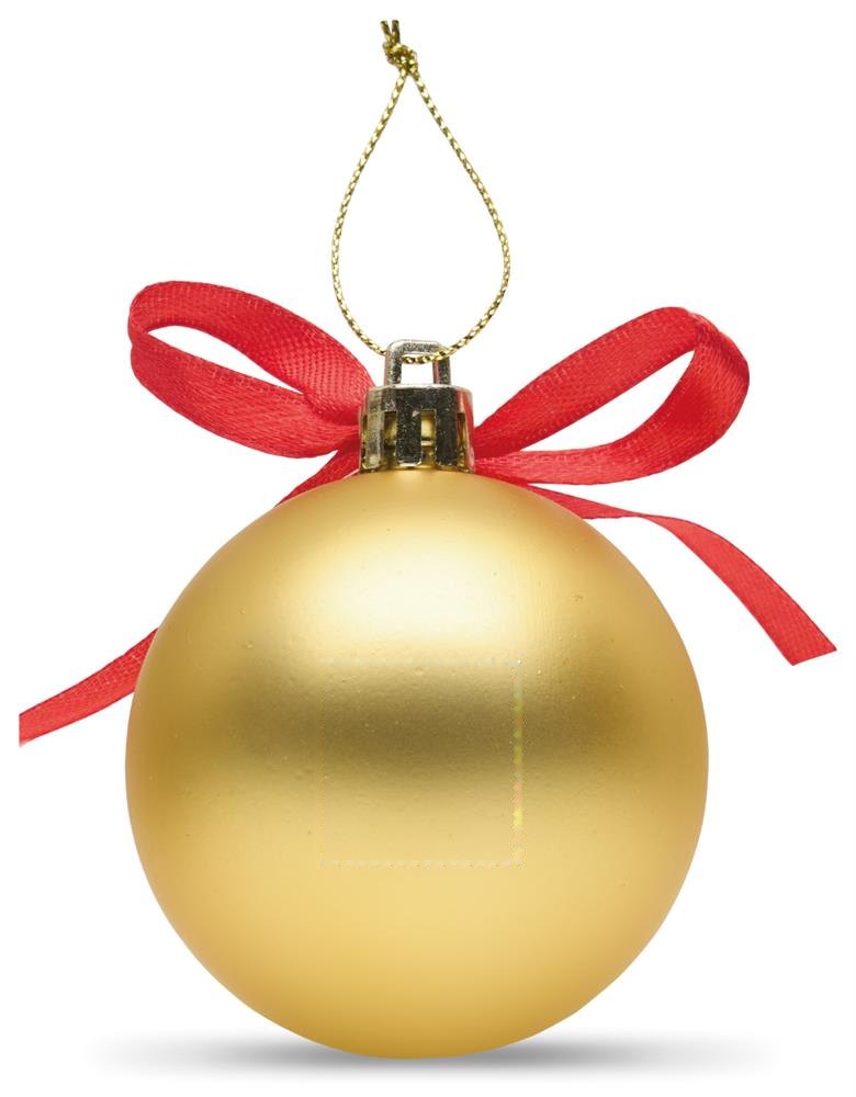 BELLES - Kerstbal geschenkdoos — drukvlak midden op de voorkant