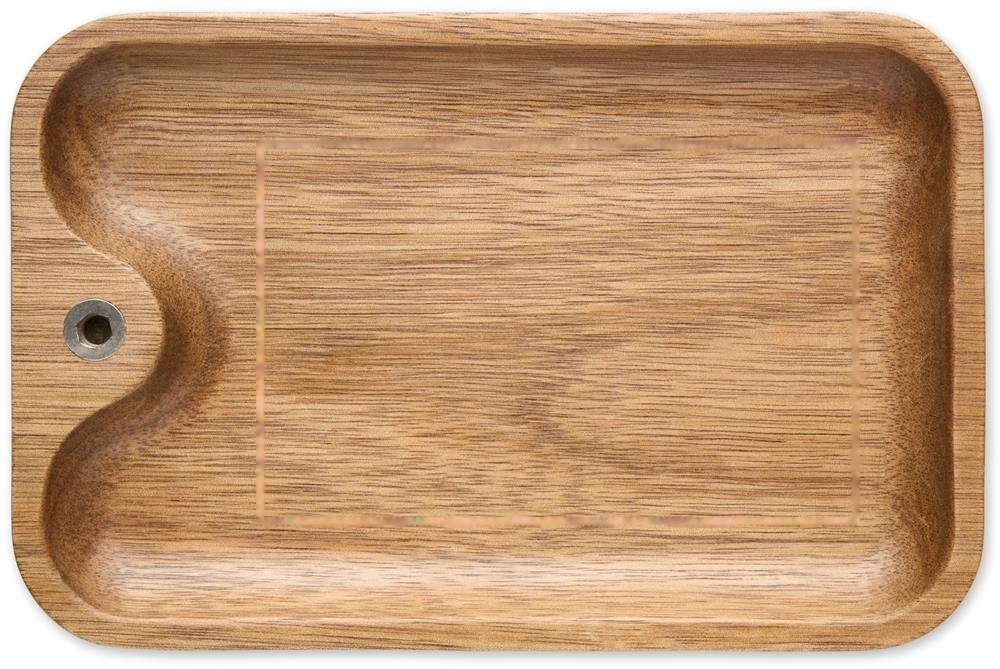BRANCA - Sleutelhouder van acaciahout — drukvlak tray