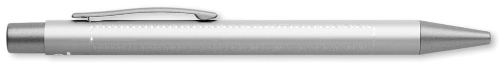 NALI - Gerecyclede aluminium balpen — drukvlak romp linkshandig