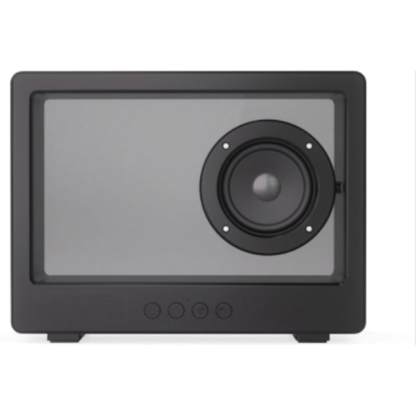 Soundclear transparante 5W draadloze speaker — drukvlak artikel voorzijde onder