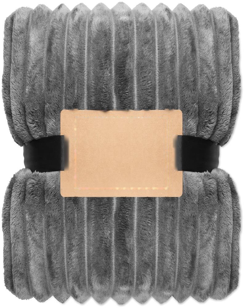 NIEVE - RPET fleece deken met patroon — drukvlak inlay
