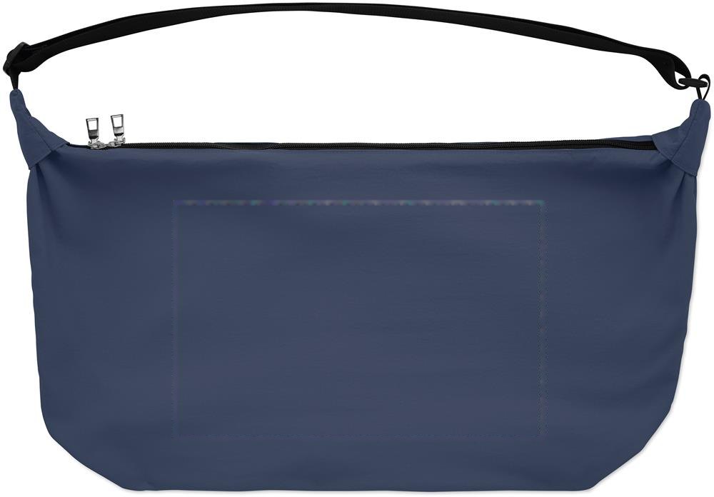 SLING - Nylon urban crossbody tas — drukvlak midden op de voorzijde