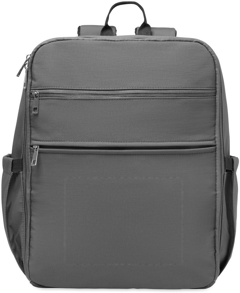 SALEM - Cabinerugzak nylon 20L — drukvlak voorzijde onder vak