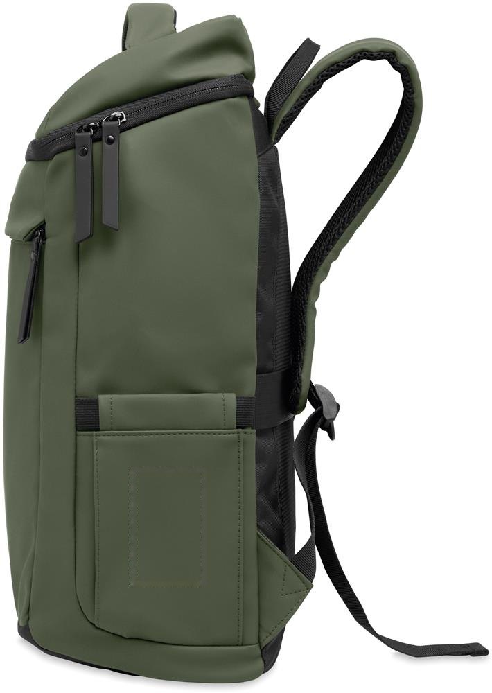 BOULDER - 15" PU laptop rugzak — drukvlak rechts vak