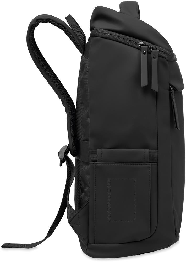 BOULDER - 15" PU laptop rugzak — drukvlak links vak