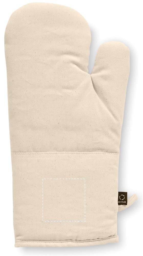 GALA SET - Gerecycled katoenen keukenset — drukvlak glove