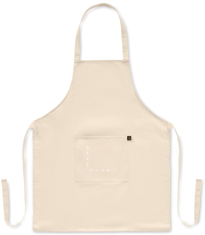 GALA SET - Gerecycled katoenen keukenset — drukvlak apron vak