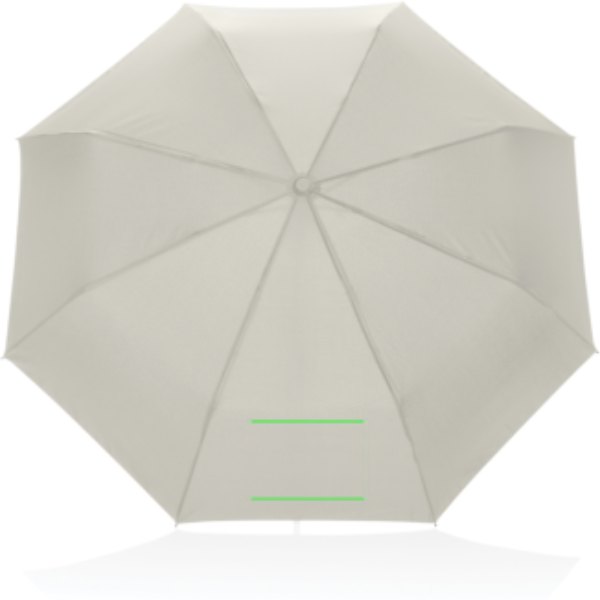 KENTO URBAN 21'' AWARE™ 190T RPET auto open-/sluitparaplu — drukvlak paraplu