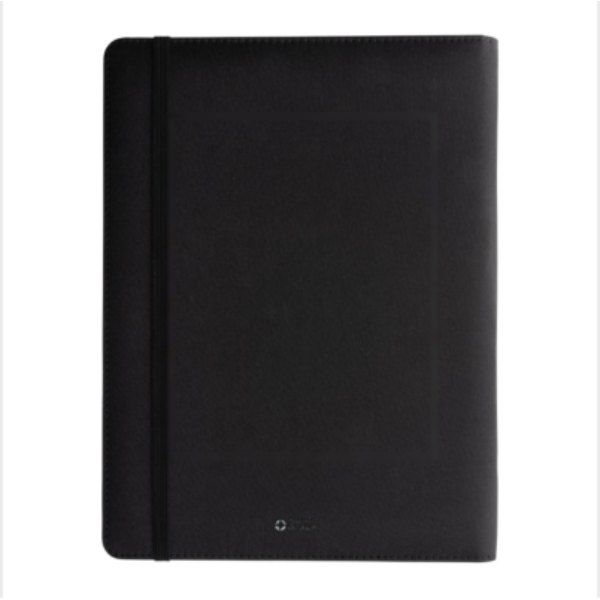 Swiss Peak Script AWARE™ A4 portfolio — drukvlak artikel achterzijde