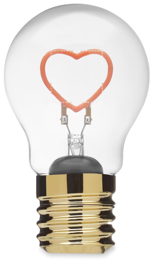 LUMIGLOW - Decoratieve LED-lamp — drukvlak midden op het glas