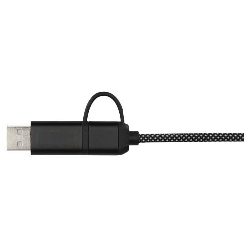 SMART 65 W 100 cm RCS-gecertificeerde magnetische 5-in-1-oplaadkabel — drukvlak voorzijde