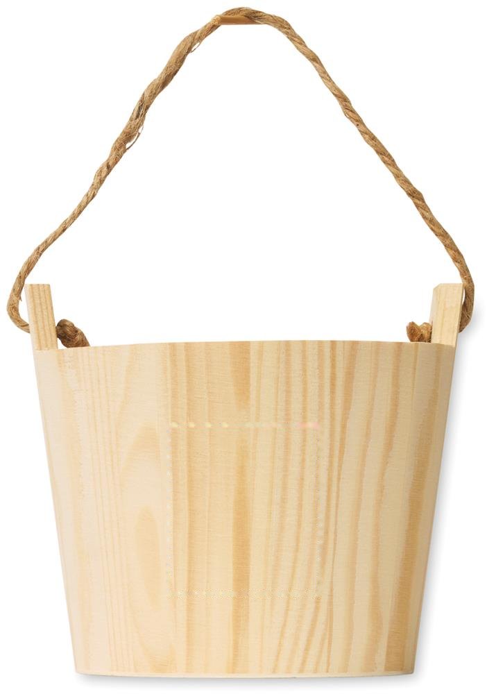SELFCARE - Badcadeauset in houten emmer — drukvlak bucket