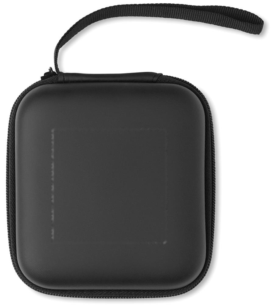 ATLAS - Powerbank reisset 5000mAh — drukvlak midden op de achterzijde