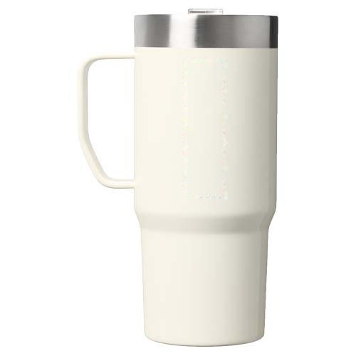 Stanley Everyday Suburban 710 ml geïsoleerde mok van gerecycled roestvrij staal — drukvlak achterzijde