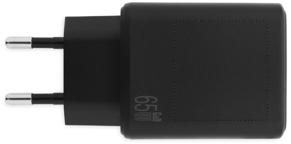 EXTEN - EU 2-polige wandadapter/lader — drukvlak naast de tekst