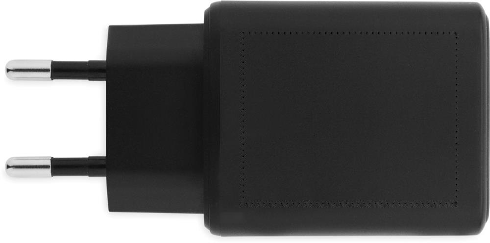 EXTEN - EU 2-polige wandadapter/lader — drukvlak op de zijkant