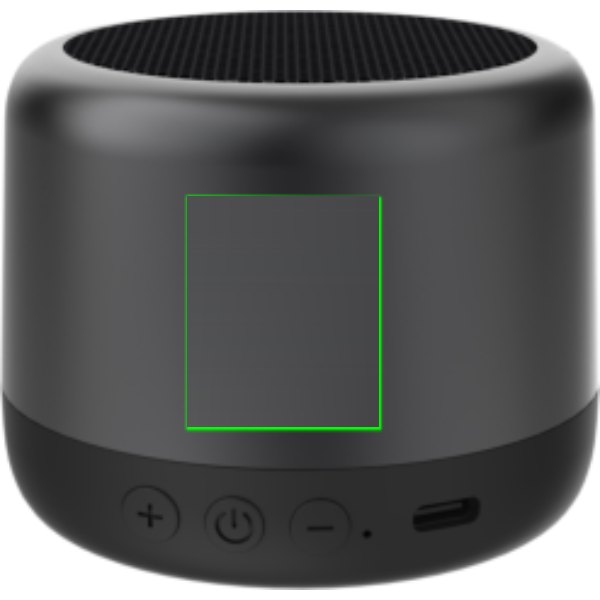 Peblo RCS 3W speaker met vervangbare batterij — drukvlak artikel achterzijde