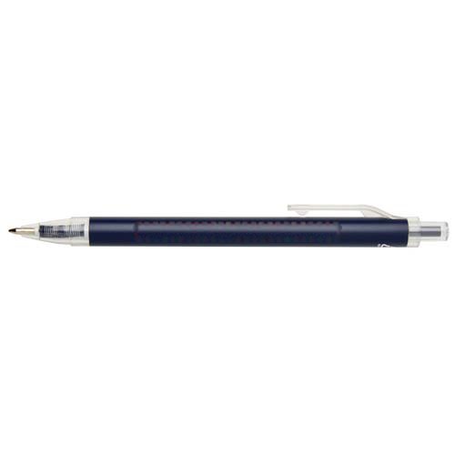Spectrum balpen van gerecycled aluminium (blauwe inkt) — drukvlak romp