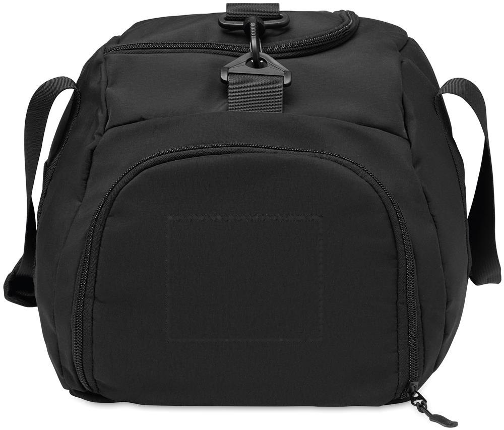 ELEVA - Urban nylon sporttas 20L — drukvlak links vak