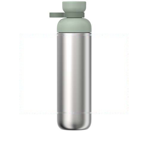 Mepal Vita 900 ml waterfles van gerecycled roestvrij staal — drukvlak rondom
