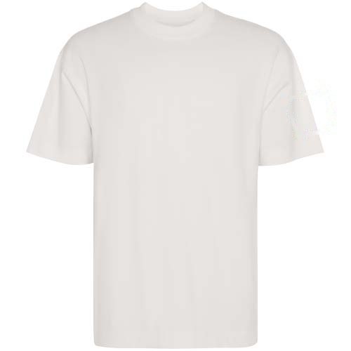 Chow oversized unisex T-shirt met korte mouwen — drukvlak linker bicep