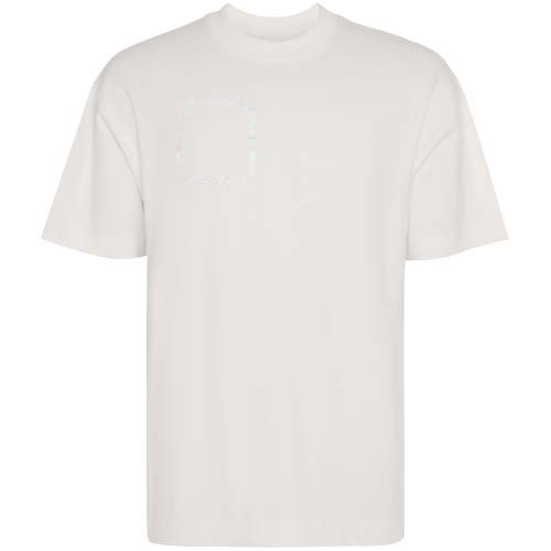 Chow oversized unisex T-shirt met korte mouwen — drukvlak rechter borst
