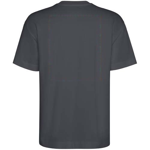 Chow oversized unisex T-shirt met korte mouwen — drukvlak impact hoog op de achterzijde