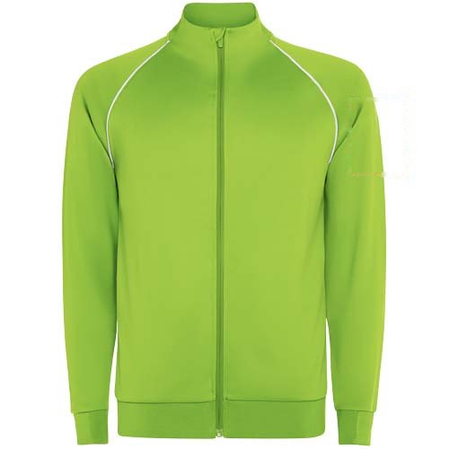 Valier-sweatshirt voor kinderen met doorlopende rits — drukvlak linker bicep