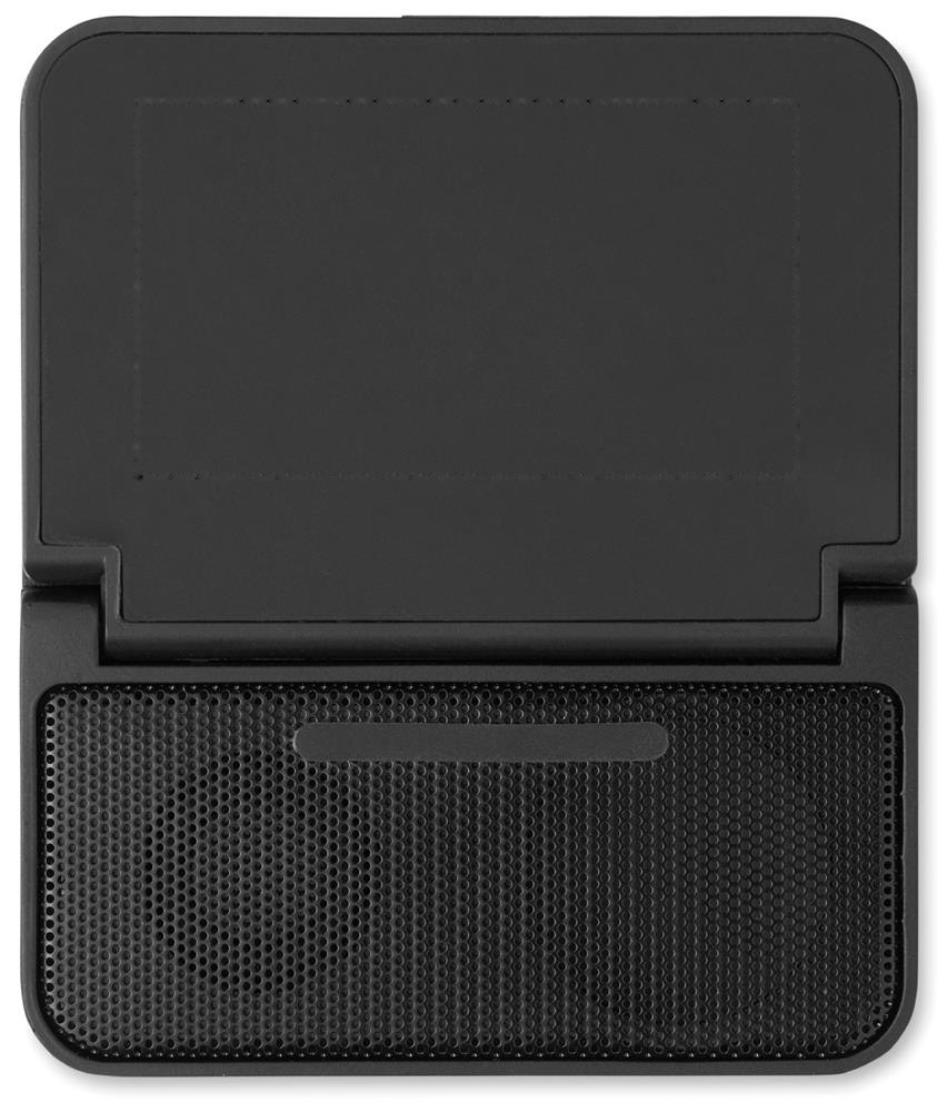 CHARGEBEAT - Draadloze speaker & lader 15W — drukvlak binnenkant klep