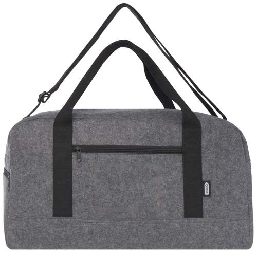 Felta GRS gerecyclede duffel bag 35 l — drukvlak voorzijde