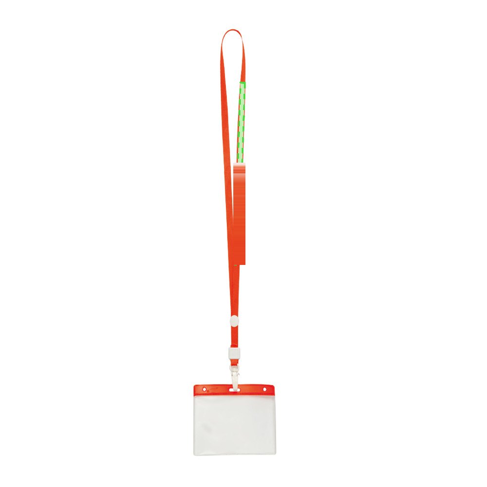 Badge Lanyard Maes — drukvlak op de buitenste strook