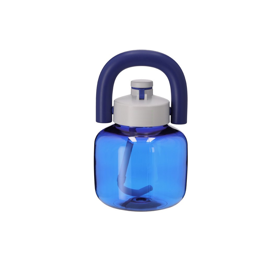 Fles Heiza — drukvlak op de grijze dop