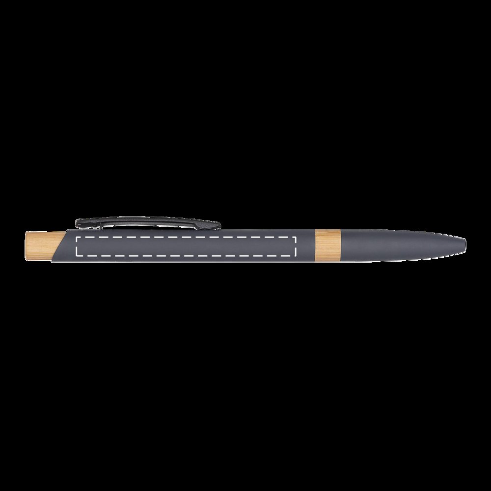 BAMBOO SYMPHONY - Aluminium balpen — drukvlak op de rechts zijde van de clip