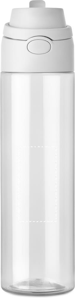 TOIEN KLAR - RPET fles 700ml — drukvlak voorzijde