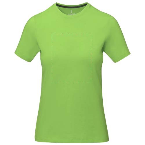 Nanaimo dames t-shirt met korte mouwen — drukvlak impact volledige voorzijde