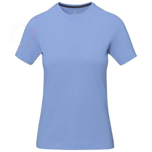 Nanaimo dames t-shirt met korte mouwen — drukvlak rechter bicep