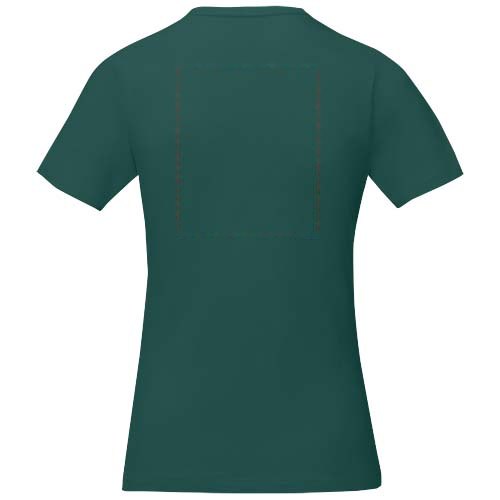 Nanaimo dames t-shirt met korte mouwen — drukvlak impact hoog op de achterzijde