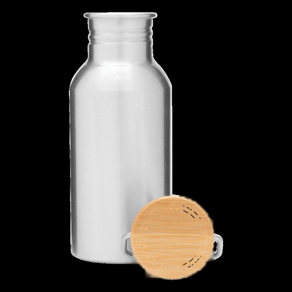 ECO TRANSIT - Aluminium drinkfles — drukvlak gecentreerd op de deksel