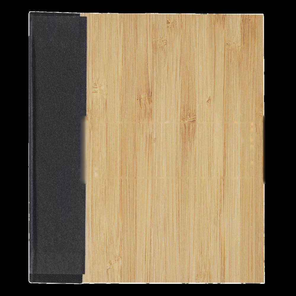 BAMBOO NOTE - Memobox — drukvlak gecentreerd op de achterkant