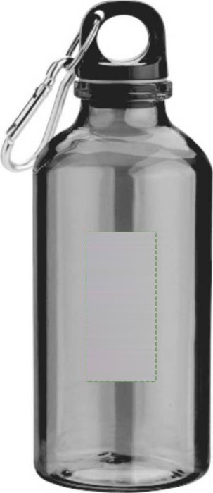 Drinkfles Nancy | Gerecycled | 400 ml — drukvlak voorzijde