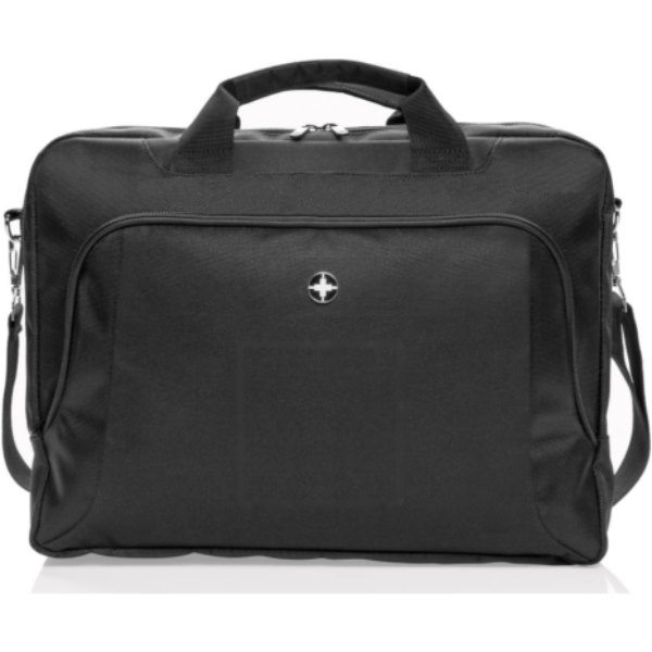 Deluxe 15” laptop tas PVC-vrij — drukvlak artikel voorzijde